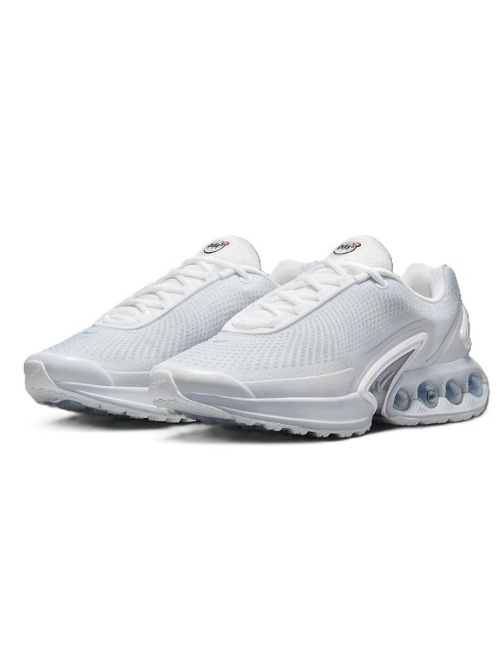 New Women's Nike Air Max Dn Running Shoes Size 7.5 White/Pure Platinum MSRP $170